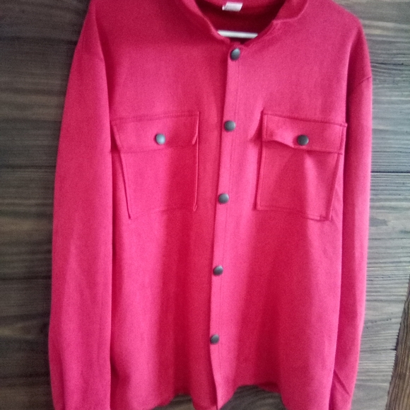New Red suede feel size XL jacket - Picture 3 of 3
